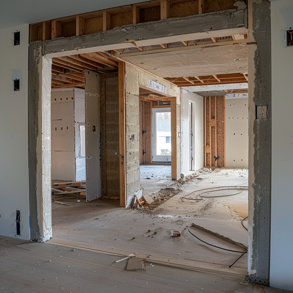 Ouverture sur mur porteur en Indre-et-Loire Ouverture sur mur porteur en Indre-et-Loire